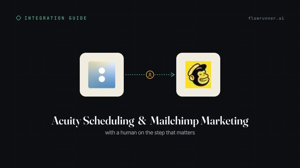 How to Connect Acuity Scheduling with Mailchimp Marketing (With or Without an AI Agent)