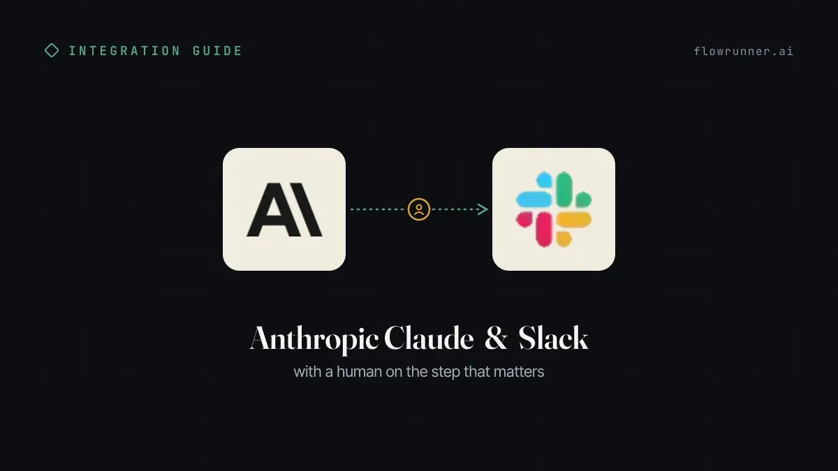 How to Connect Anthropic Claude to Slack for Agent Approvals