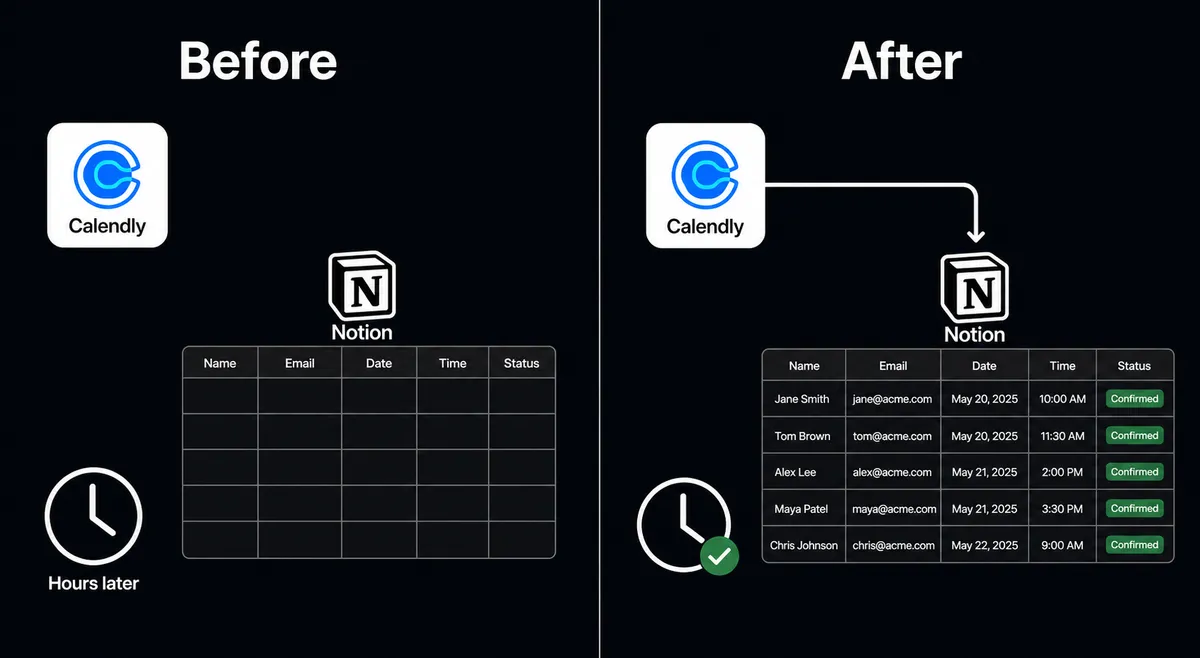 A split-panel flat-design composition on dark background