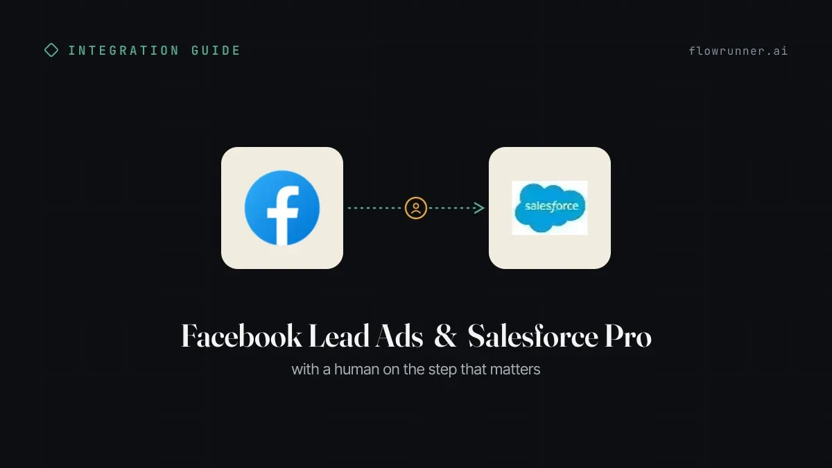 How to Connect Facebook Lead Ads with Salesforce Pro (With or Without an AI Agent)