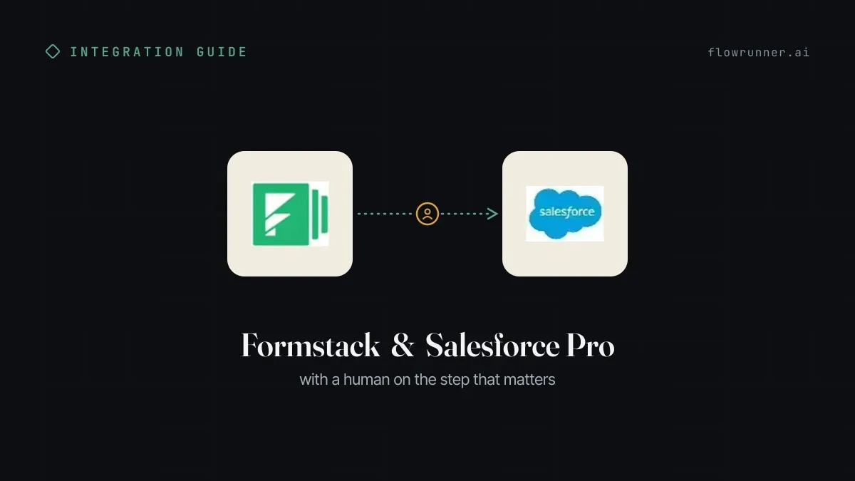How to Connect Formstack with Salesforce Pro (With or Without an AI Agent)