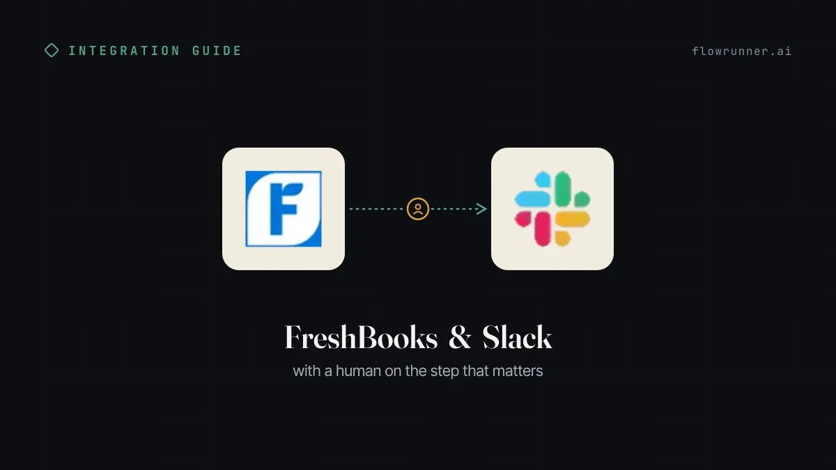 FreshBooks + Slack: Invoices Posted, Credit Notes Approved First