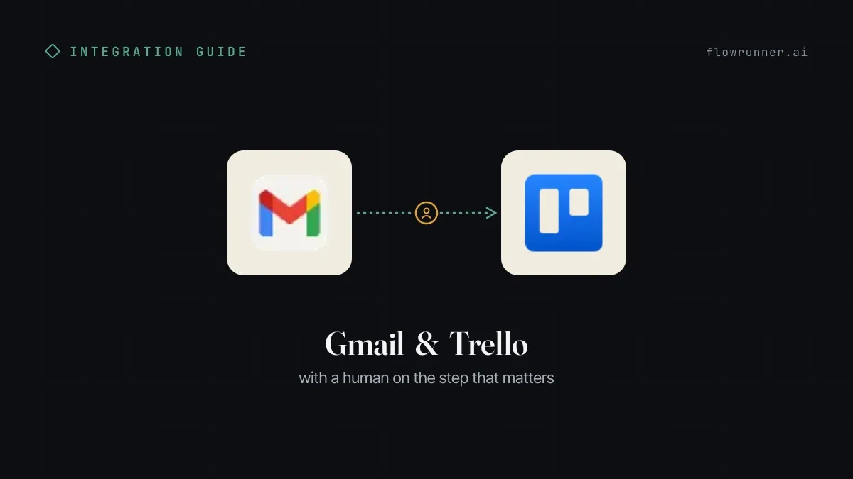How to Connect Gmail with Trello (With or Without an AI Agent)