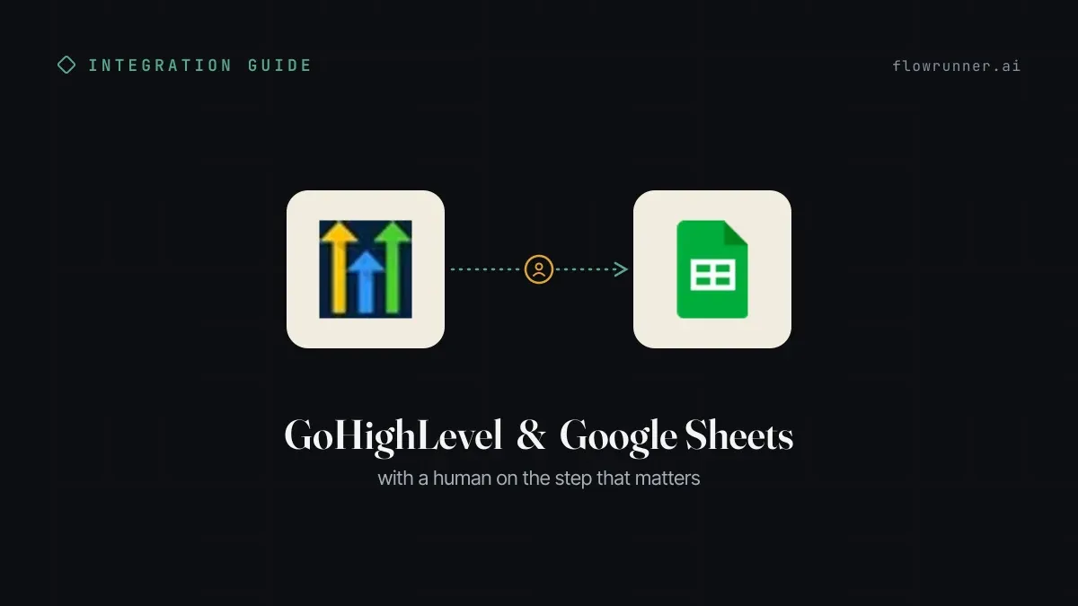 Connect GoHighLevel to Google Sheets: Clean Rows Become Leads
