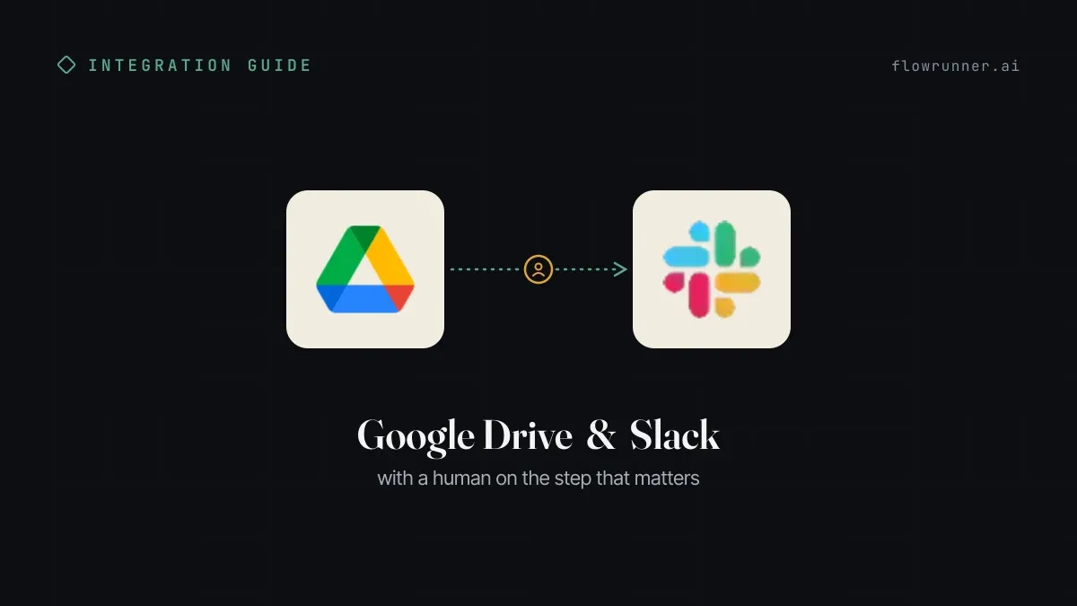 How to Connect Google Drive with Slack (With or Without an AI Agent)