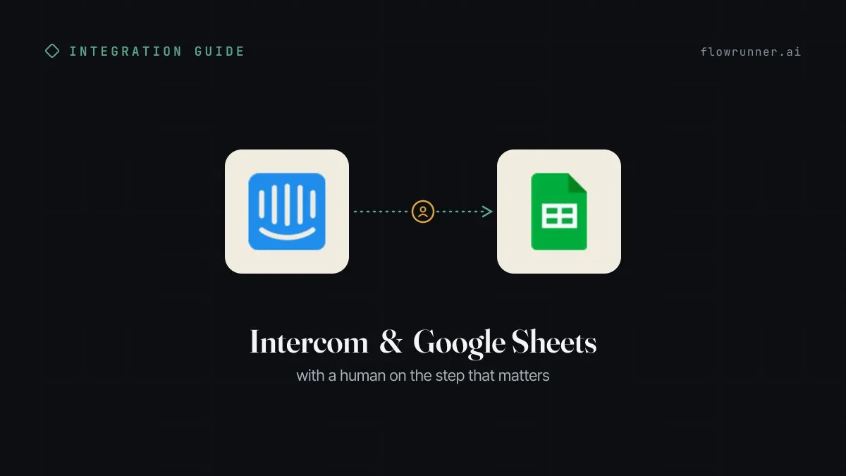 Intercom Google Sheets Integration: Log Chats, Flag the Hard Ones