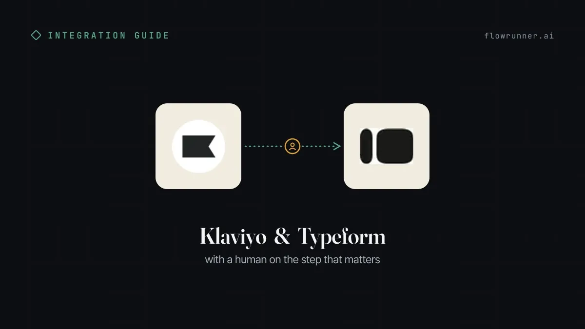 Klaviyo + Typeform: Every Response Becomes a Subscribed Profile
