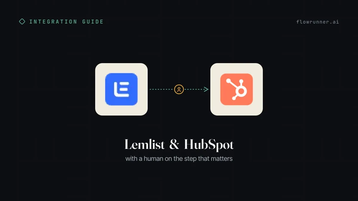 Connect Lemlist to HubSpot: Replies Become Deals