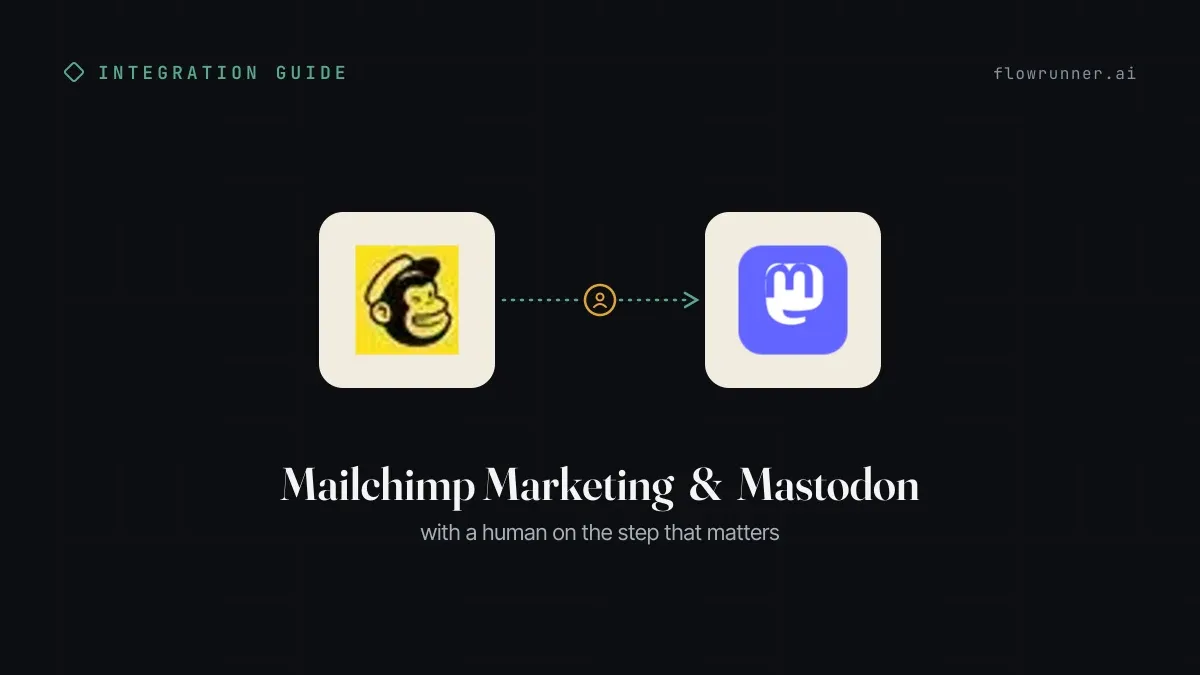 How to Connect Mailchimp Marketing with Mastodon (With or Without an AI Agent)