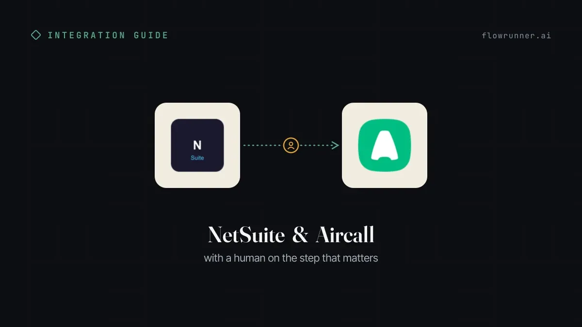 How to Connect NetSuite with Aircall (With or Without an AI Agent)