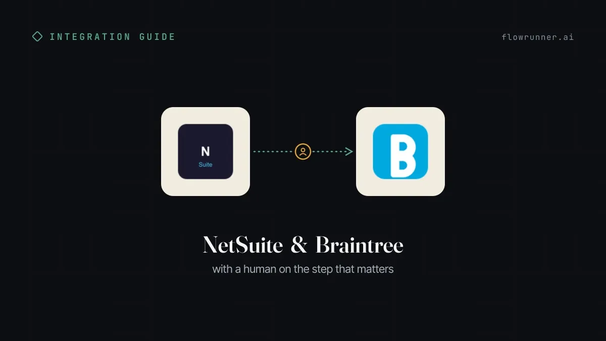 How to Connect NetSuite with Braintree (With or Without an AI Agent)