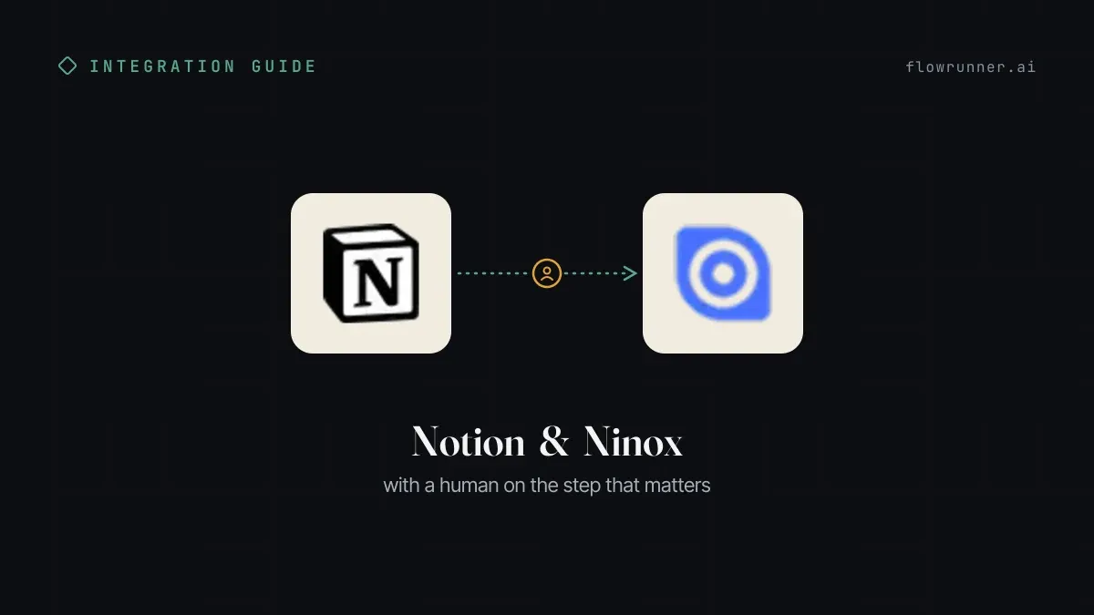 How to Connect Notion with Ninox (With or Without an AI Agent)