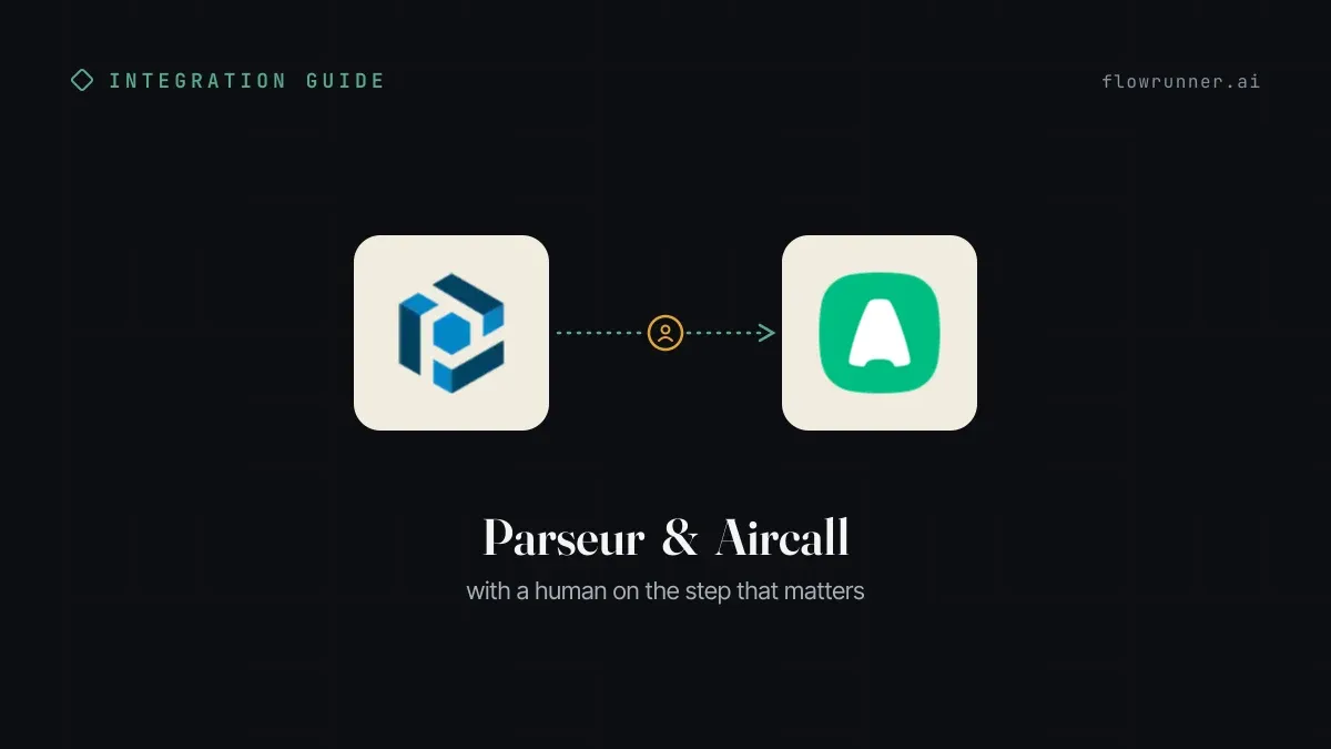 How to Connect Parseur with Aircall (With or Without an AI Agent)