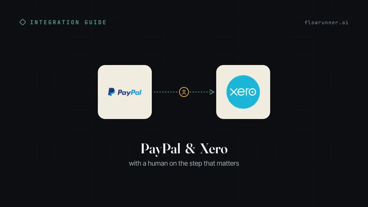 How to Connect PayPal with Xero (With or Without an AI Agent)