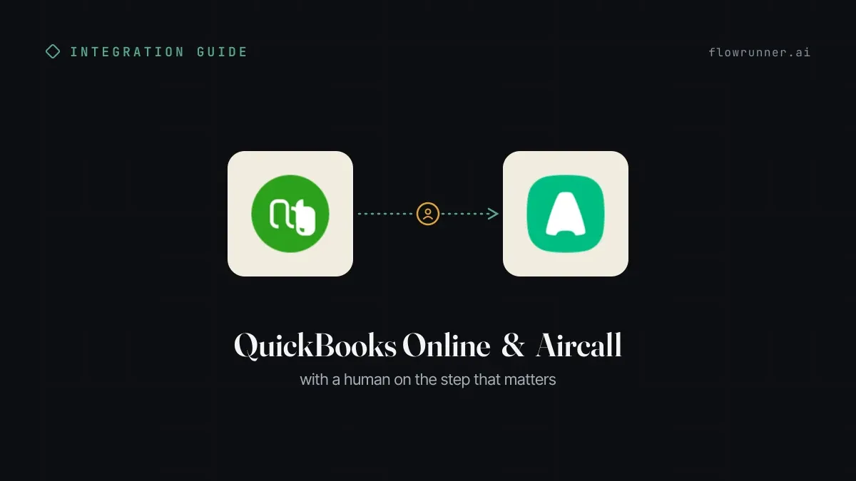How to Connect QuickBooks Online with Aircall (With or Without an AI Agent)