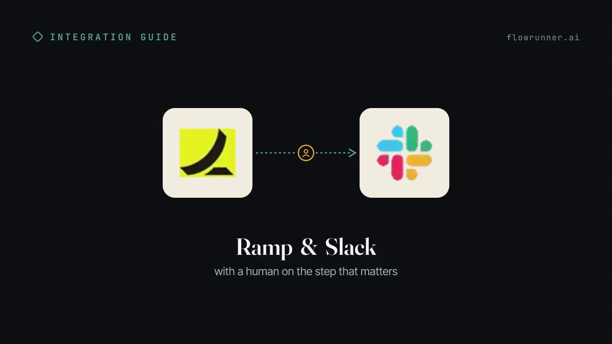 Route Ramp Reimbursements to Slack for Approval
