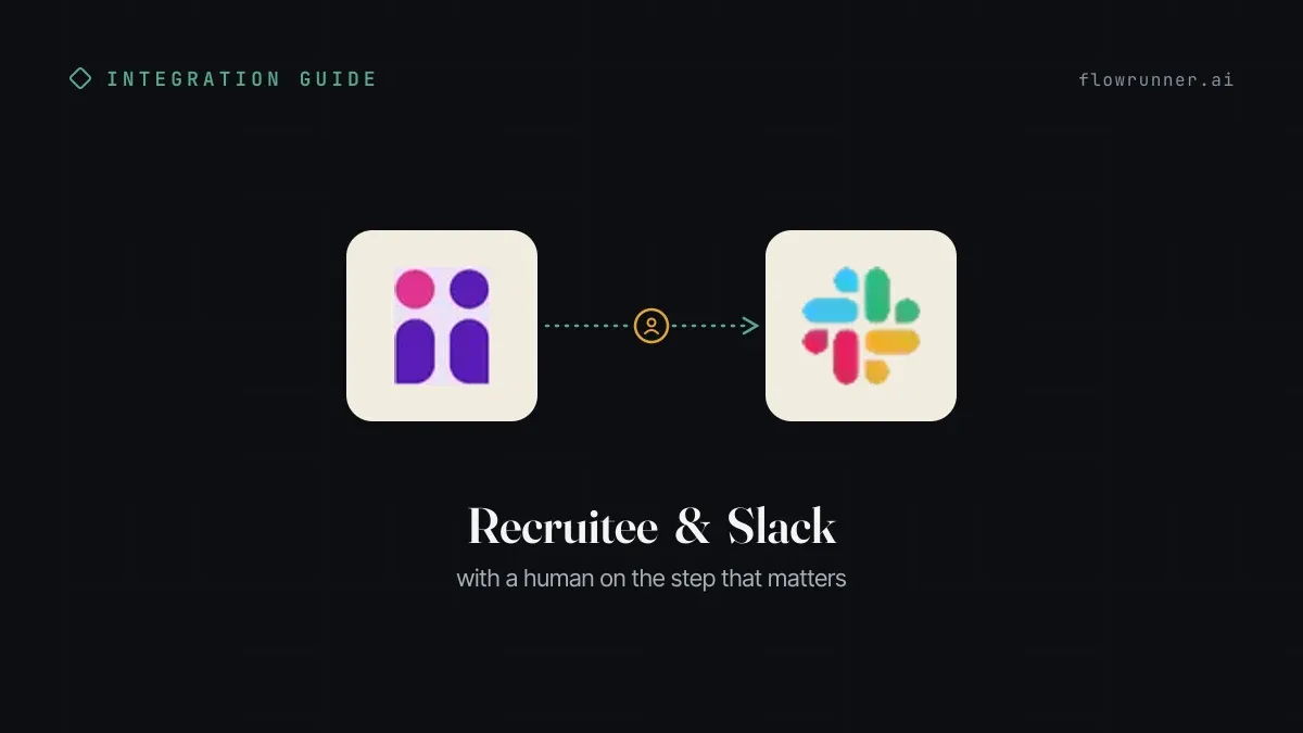 Connect Recruitee to Slack: Disqualify Only After Sign-Off