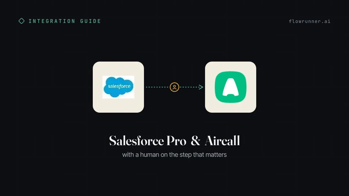 How to Connect Salesforce Pro with Aircall (With or Without an AI Agent)