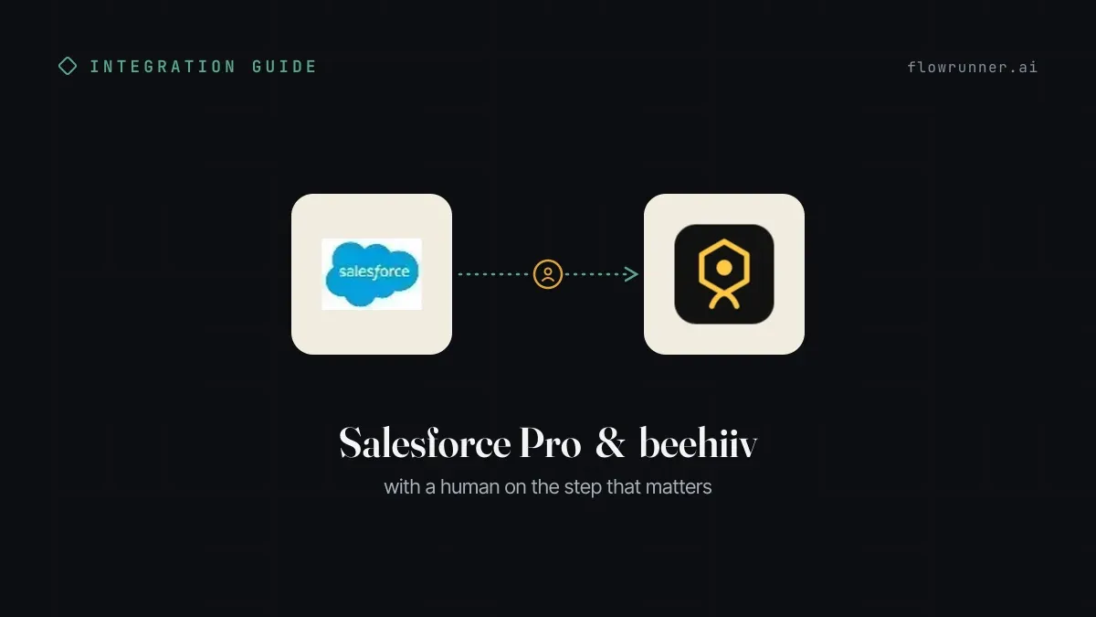 How to Connect Salesforce Pro with beehiiv (With or Without an AI Agent)
