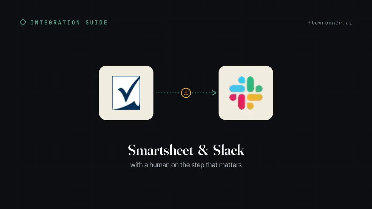 How to Connect Smartsheet to Slack for Exception Approvals
