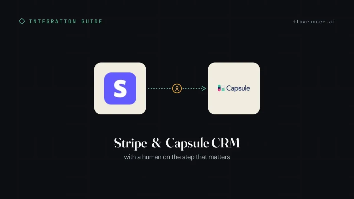 How to Connect Stripe with Capsule CRM (With or Without an AI Agent)