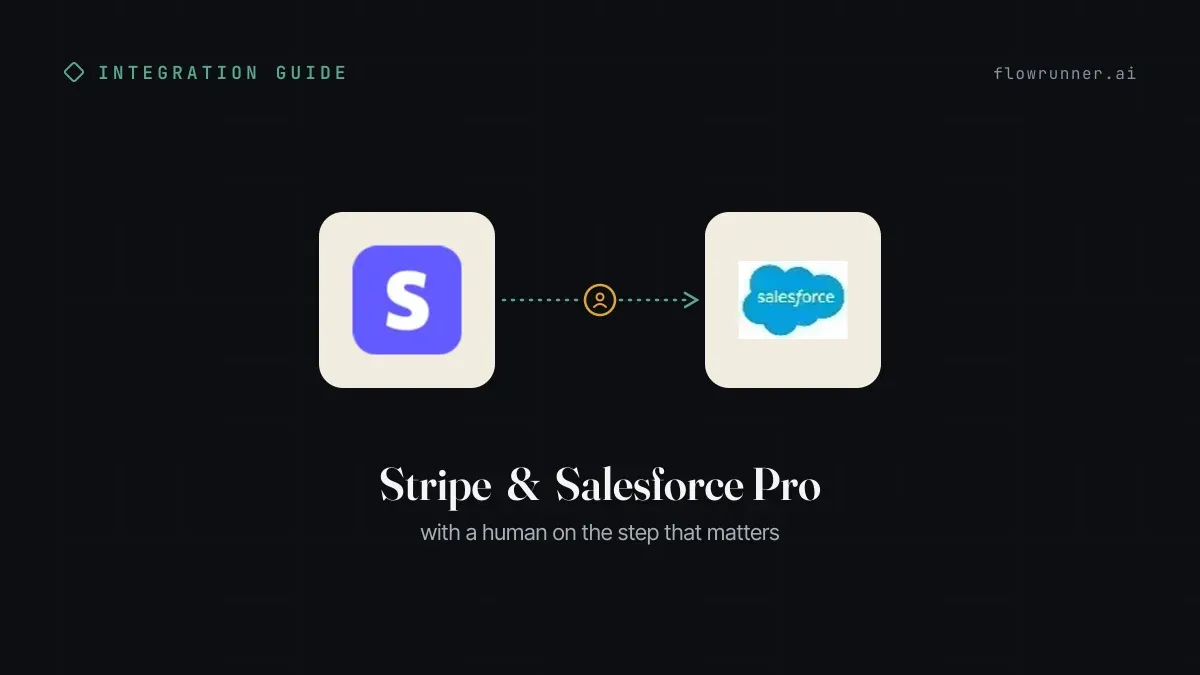 How to Connect Stripe with Salesforce Pro (With or Without an AI Agent)