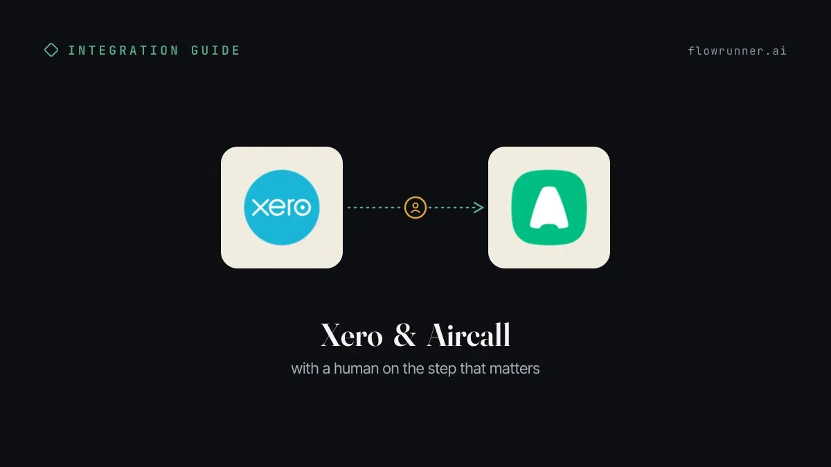 How to Connect Xero with Aircall (With or Without an AI Agent)