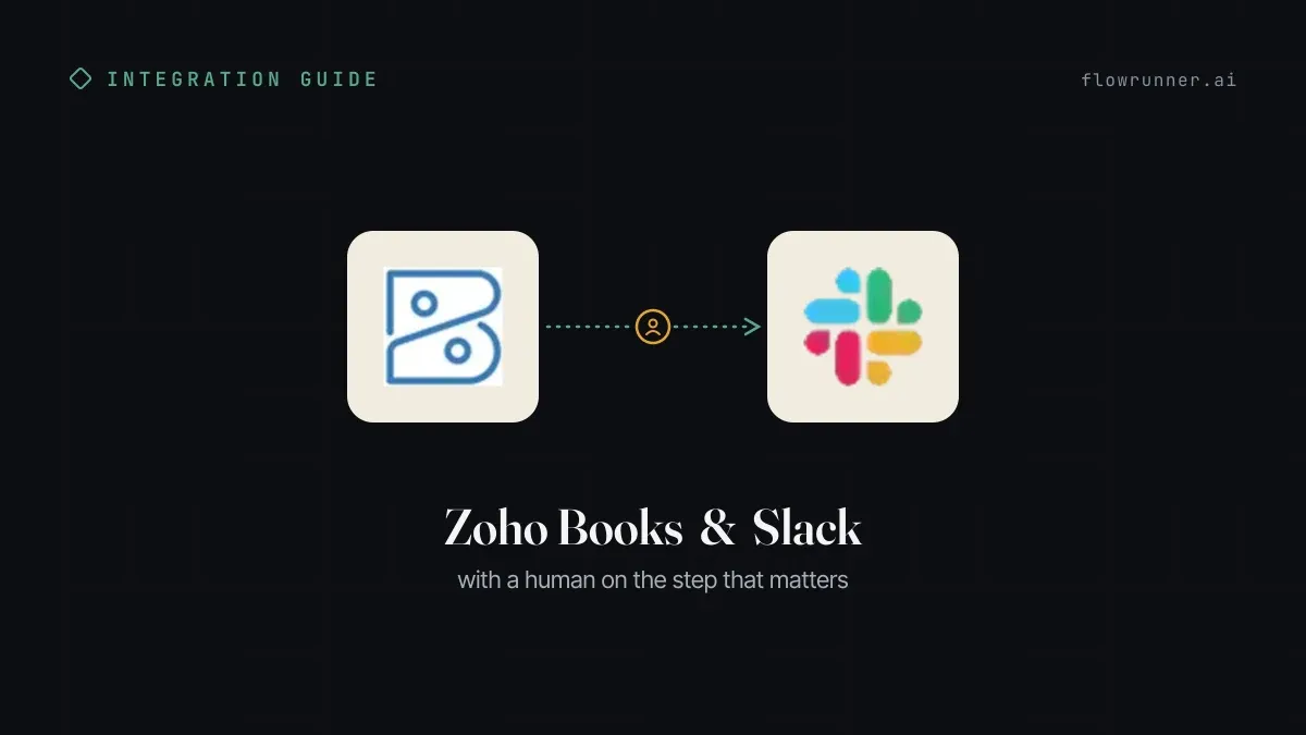 Send Zoho Books Bill Approvals to Slack Automatically