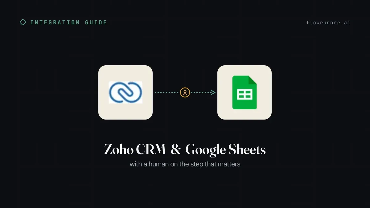 How to Connect Zoho CRM to Google Sheets: Sync Closed Deals