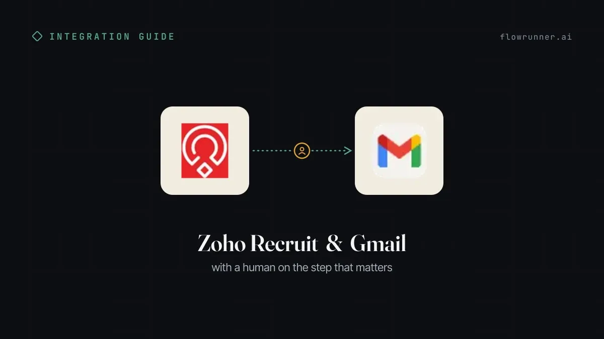 Zoho Recruit Gmail Integration: Offers Wait for Approval